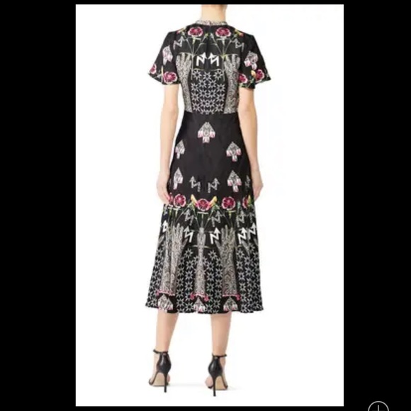 Temperley London FLUX MIDI dress 2 4 euc - Picture 3 of 4